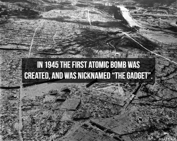 monochrome photography - In 1945 The First Atomic Bomb Was Created. And Was Nicknamed The Gadget", 85176A.C