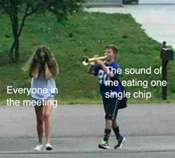 cancer memes zodiac - The sound of me eating one single chip Everyone in the meeting