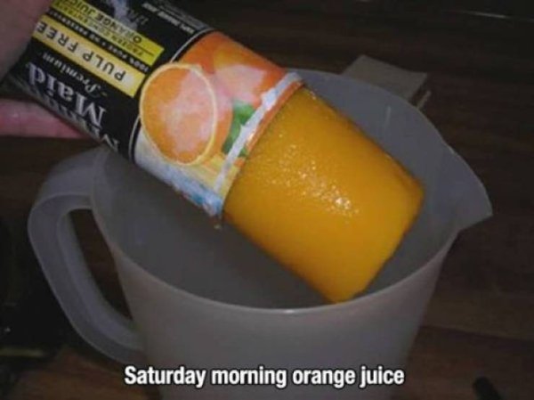 frozen concentrated orange juice - Saturday morning orange juice Premium Pulp Free Orange Juic