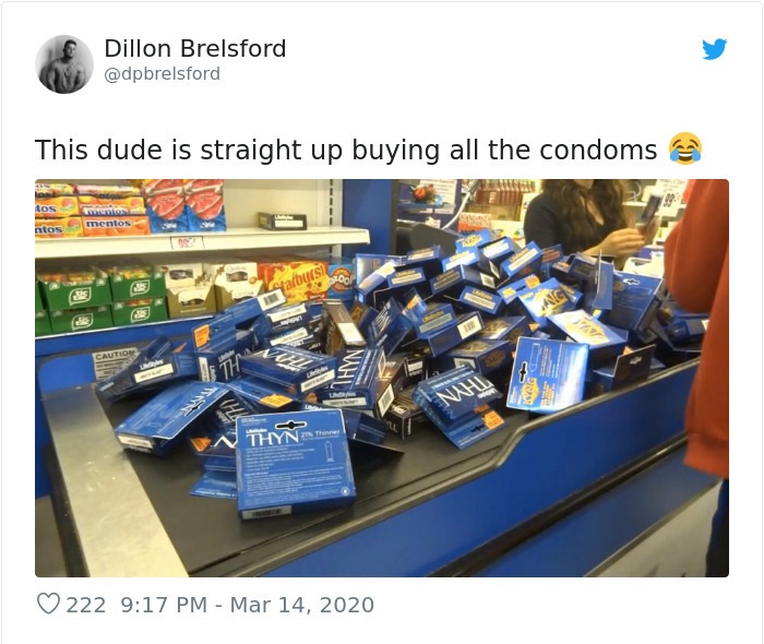 display advertising - Dillon Brelsford Oy This dude is straight up buying all the condoms mer mentos Starburst Mu Thyn. The 222