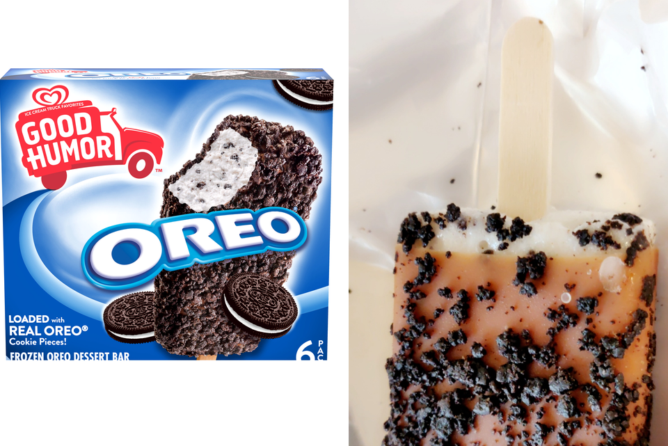 oreo ice cream box - Good Humor Oreo Loaded with Real Oreo Cookie Pieces! Frozen Loreo Dessert Bar