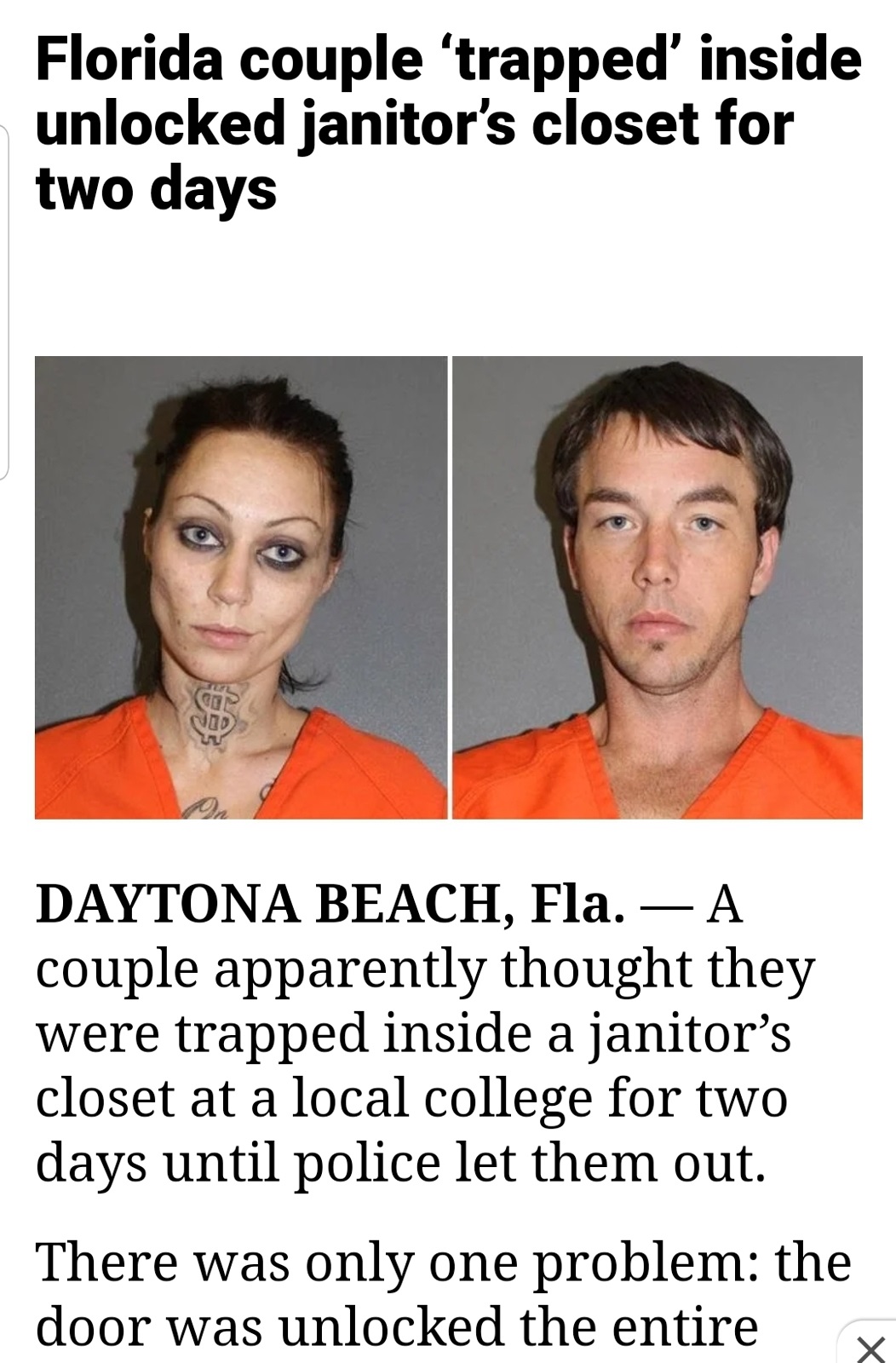 you hate someone everything they - Florida couple 'trapped inside unlocked janitor's closet for two days Jid Daytona Beach, Fla. A couple apparently thought they were trapped inside a janitor's closet at a local college for two days until police let them 
