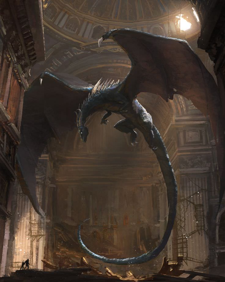 dragon digital painting