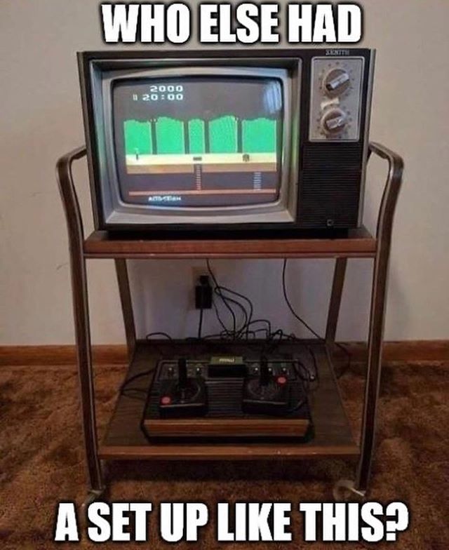 setup retro gaming tv - Who Else Had 2000 u A Set Up This?