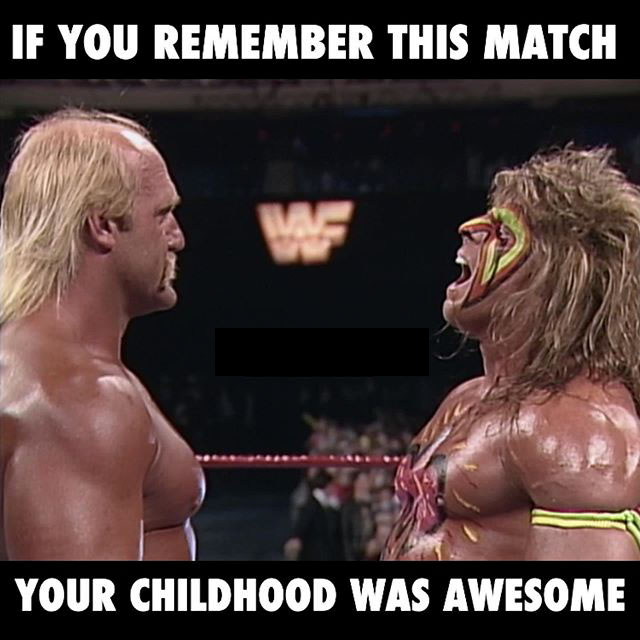 hogan vs warrior - If You Remember This Match Your Childhood Was Awesome