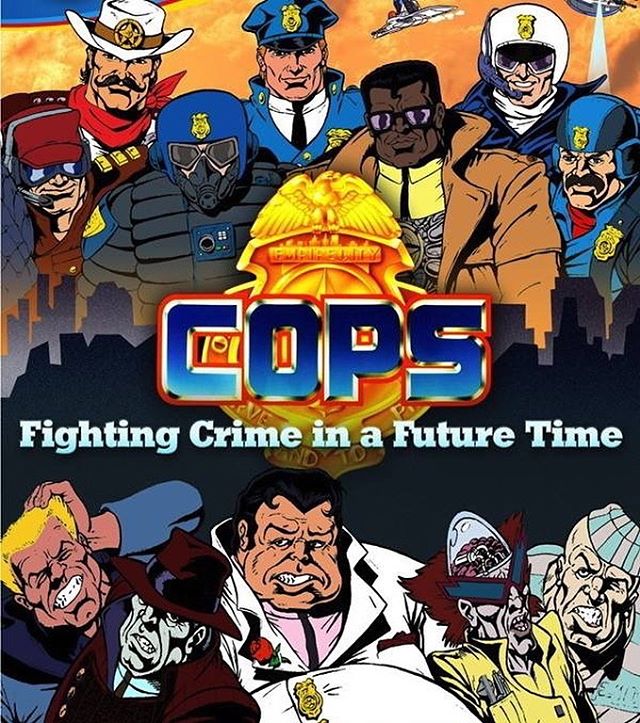 cops animated series - Gops Fighting Crime in a Future Time On