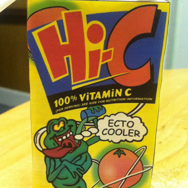 ecto cooler hi c - 100% Vitamin C I See Side For Nutrition Information Per Serving See Cooler