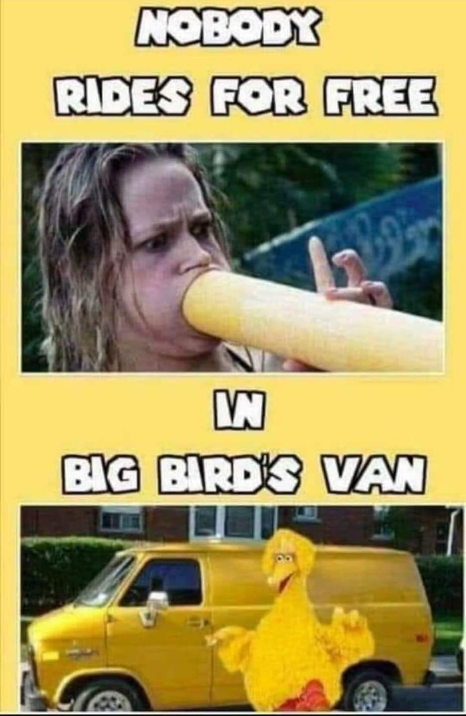 car - Nobody Rides For Free W Big BIRDK3 Van