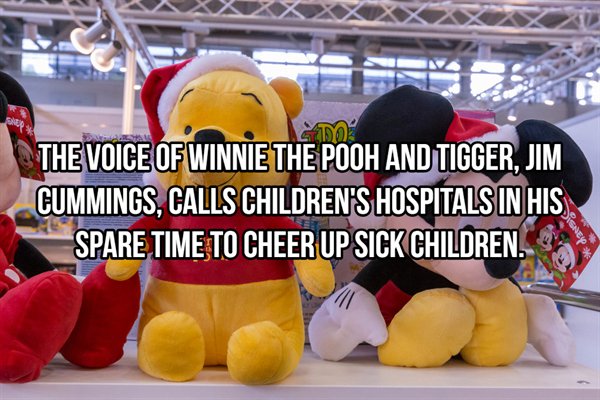 toy - The Voice Of Winnie The Pooh And Tigger, Jim Cummings, Calls Children'S Hospitals In His Spare Time To Cheer Up Sick Children.