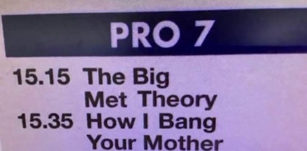 The Big Met Theory - How I Bang Your Mother