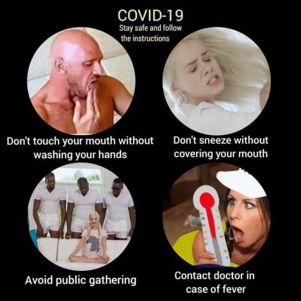 ear - Covid19 Stay safe and the instructions Don't touch your mouth without washing your hands Don't sneeze without covering your mouth Avoid public gathering Contact doctor in case of fever
