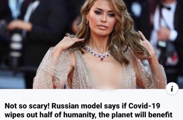 Not so scary! Russian model says if Covid19 wipes out half of humanity, the planet will benefit