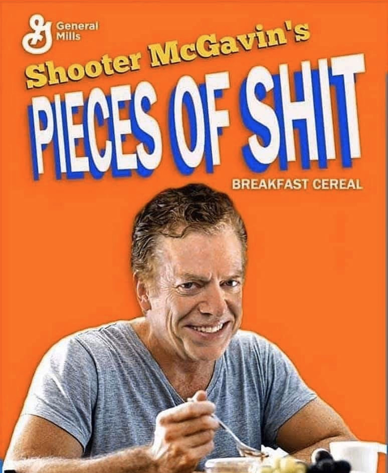 junk food - General Mills Shooter McGavin's Pieces Of Shit Breakfast Cereal