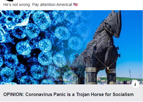 landmark - He's not wrong. Pay attention Americal Opinion Coronavirus Panic is a Trojan Horse for Socialism