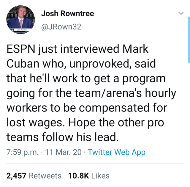 bnha twitter memes - Josh Rowntree Espn just interviewed Mark Cuban who, unprovoked, said that he'll work to get a program going for the teamarena's hourly workers to be compensated for lost wages. Hope the other pro teams his lead. p.m. 11 Mar. 20 Twitte
