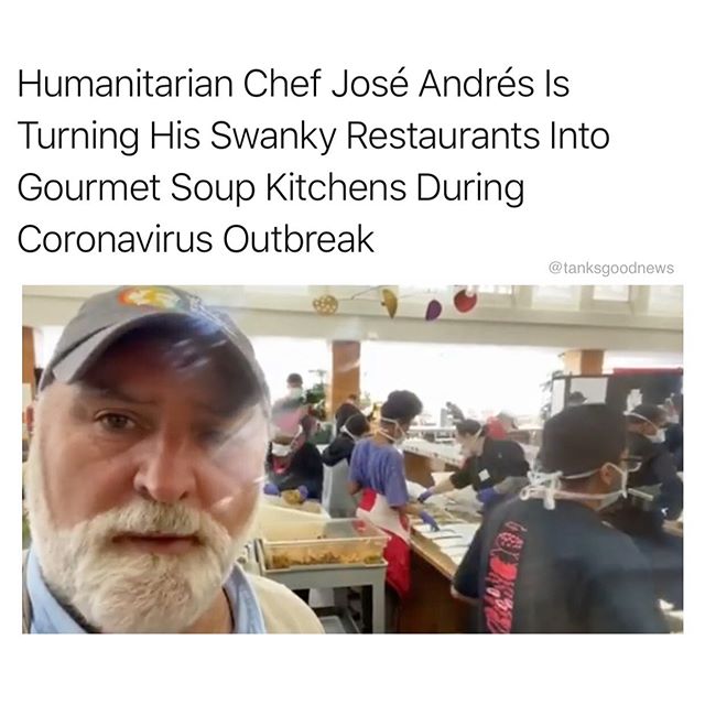 photo caption - Humanitarian Chef Jos Andrs Is Turning His Swanky Restaurants Into Gourmet Soup Kitchens During Coronavirus Outbreak