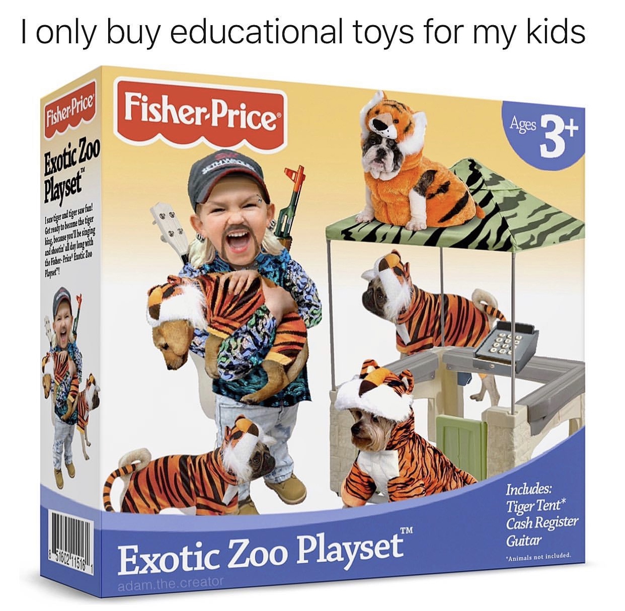 fisher price - Tonly buy educational toys for my kids Fisher Price Fisher Price Ages Exotic Zoo Playset" I ser tiger and tiger sex fun! Get ready to become the tiger bing because you be singing a shoota' di day long with the FisherPrice' Erotic 200 Ayse? 