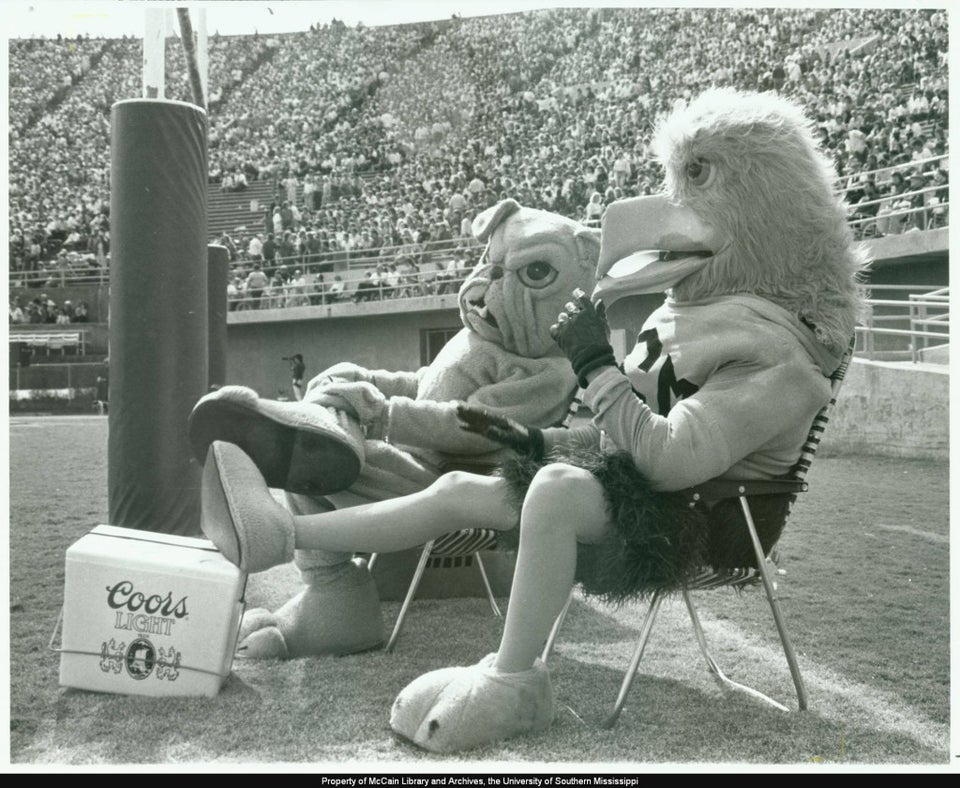 mississippi state and southern miss mascot - Coors Property of McCain Library and Archives, the University of Southern Mississippi