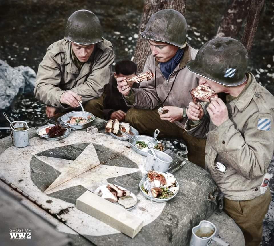World War II - Ghost Of WW2 Coloured Photo