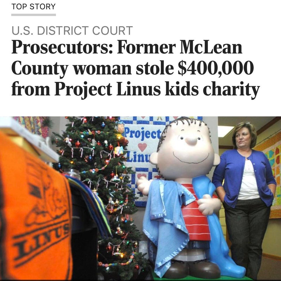 carol babbitt linus - Top Story U.S. District Court Prosecutors Former McLean County woman stole $400,000 from Project Linus kids charity Project Linu