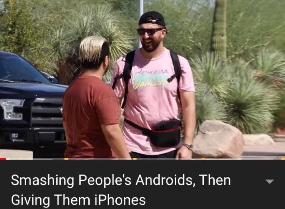 car - Smashing People's Androids, Then Giving Them iPhones