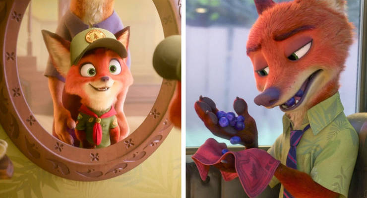 nick wilde blueberry - Dex - Zootopia animated movie Nick the fox with his handkerchief