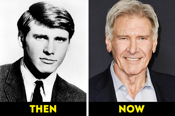 harrison ford - Then Now