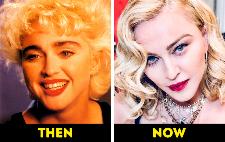 madonna - Then Now