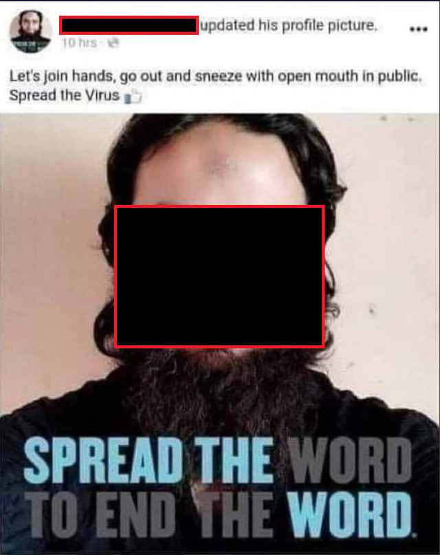 spread the word to end - updated his profile picture, 10 his Let's join hands, go out and sneeze with open mouth in public. Spread the Virus Spread The Word To End The Word