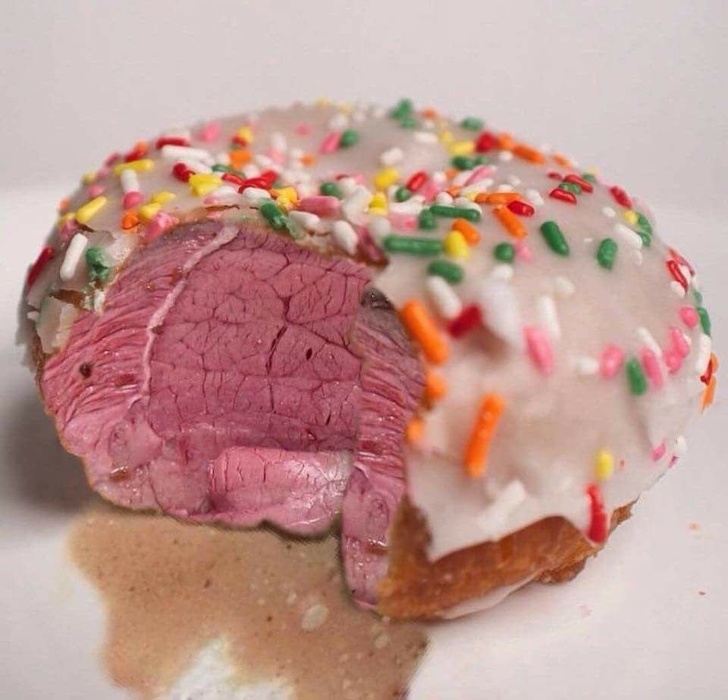 meat donut