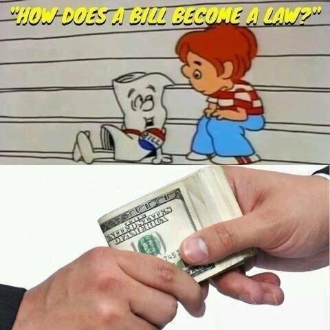 money makes the world go round meme - WowDues A Bill Become A Law?"
