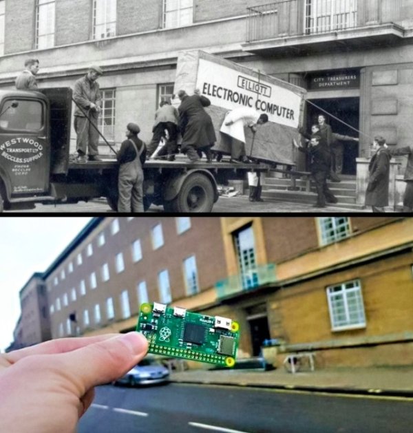 computer then and now - Electronic Computer Elliott Estwoo Transporte