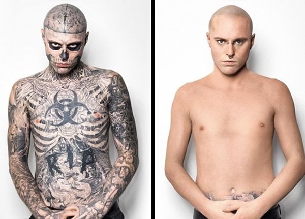 rick genest before