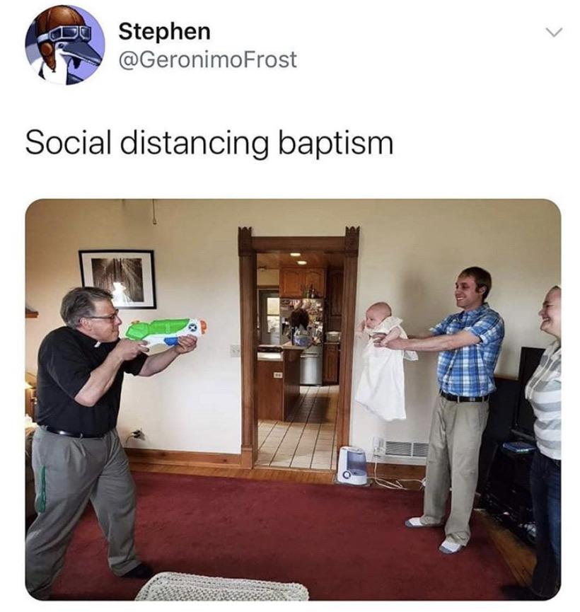shoulder - Stephen Frost Social distancing baptism V