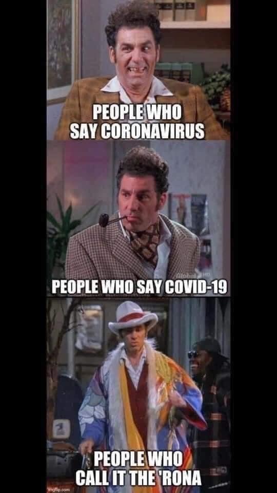 poster - People Who Say Coronavirus People Who Say Covid19 People Who Call It The 'Rona