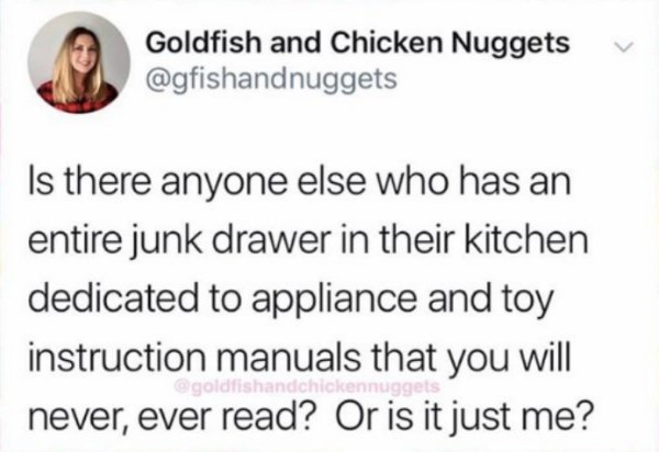 sparkassenverband baden württemberg - Goldfish and Chicken Nuggets Is there anyone else who has an entire junk drawer in their kitchen dedicated to appliance and toy instruction manuals that you will never, ever read? Or is it just me? goldfishandchickenn