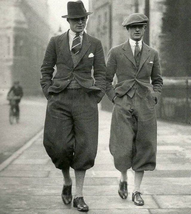 These two stylish gents pondered life after leaving Cambridge University (1926)