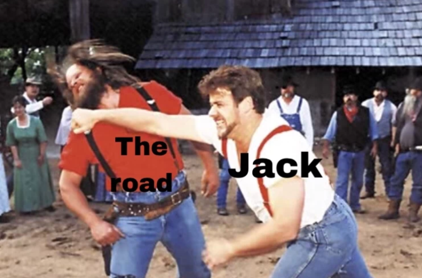 hit the road jack meme - The road ack
