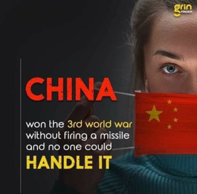 photo caption - Finder China won the 3rd world war without firing a missile and no one could Handle It