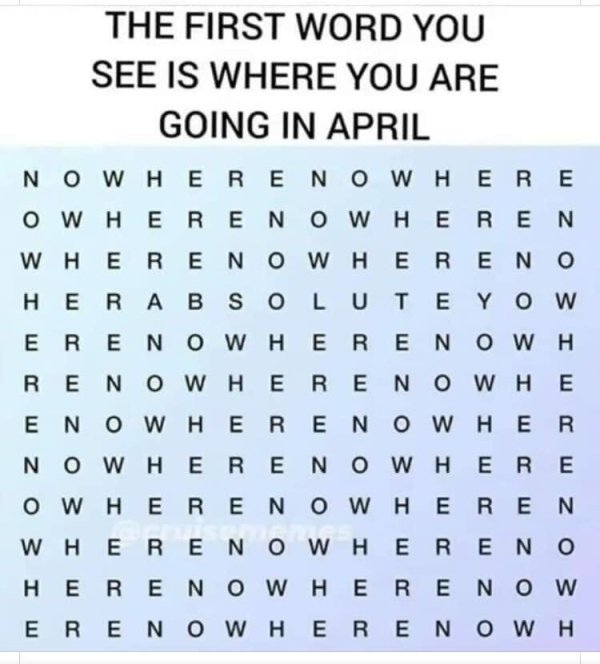 number - 3 I The First Word You See Is Where You Are Going In April Now He Renowhere Ow Here Now Heren Where Now Hereno Her Absolute Y Ow E Renowhere Now H Re Now He Renowhe E Now Here Now Her Nowhere Nowhere O Where Now Heren Where Now Hereno Here Now He