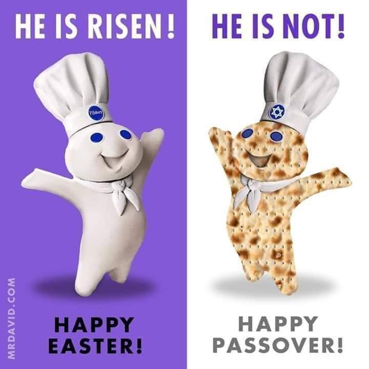 pillsbury dough boy - He Is Risen! He Is Not! Mrdavid.Com Happy Easter! Happy Passover!