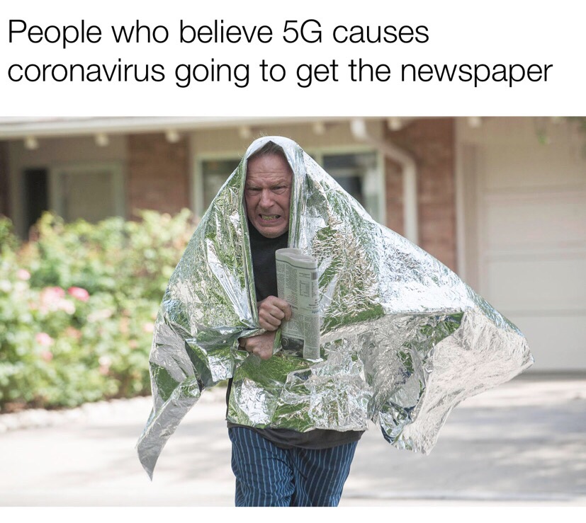 chuck better call saul - People who believe 5G causes coronavirus going to get the newspaper