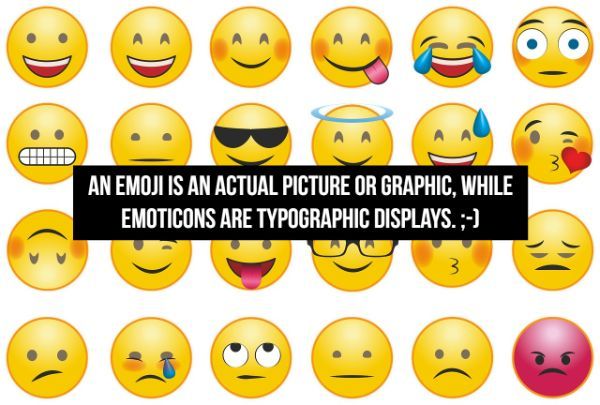 emotional regulation - An Emoji Is An Actual Picture Or Graphic, While Emoticons Are Typographic Displays.