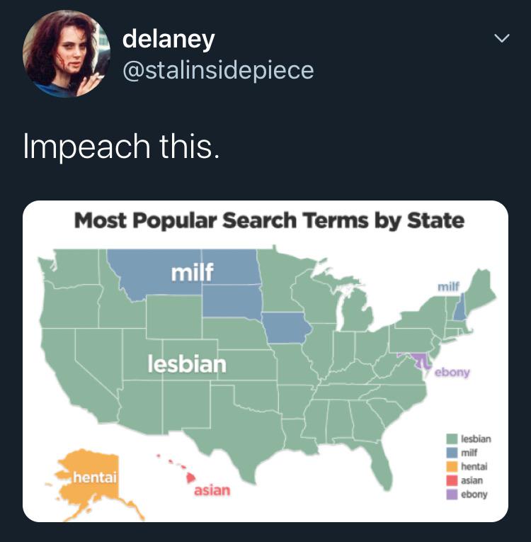 us map - delaney Impeach this. Most Popular Search Terms by State milf lesbian ebony lesbian milf hentai asian ebony hentai asian