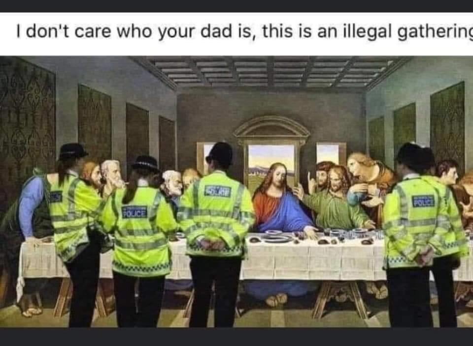 last supper hd - I don't care who your dad is, this is an illegal gathering