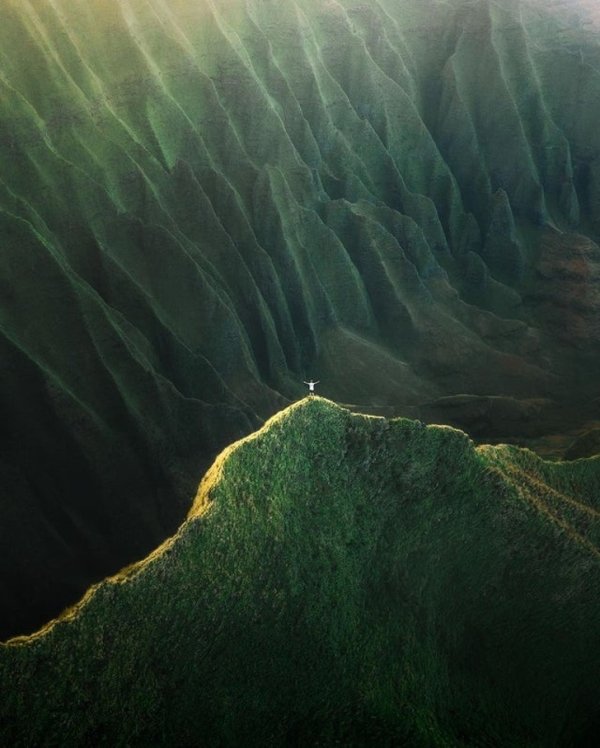 The mountains in Kauai, Hawaii