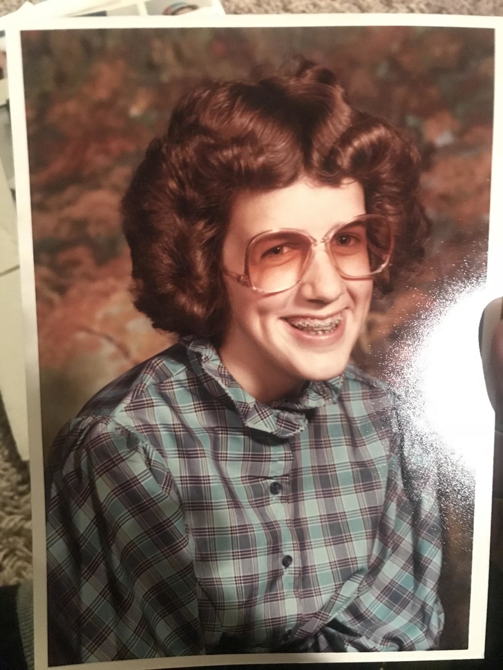 “My mom in 8th grade in the ’80s... a true icon”