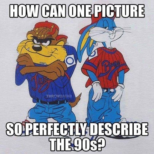 bugs bunny y taz kriss kross - How Can One Picture So Perfectly Describe The 90S?