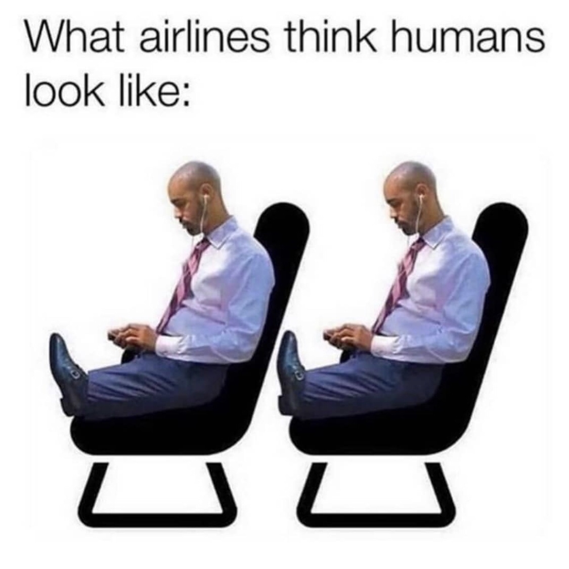 airlines think humans look like - What airlines think humans look