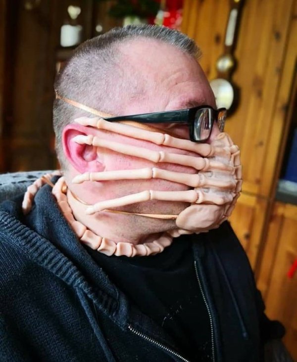 alien facehugger mask